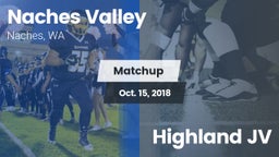 Matchup: Naches Valley High vs. Highland JV 2018