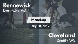 Matchup: Kennewick High vs. Cleveland  2016