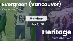 Matchup: Evergreen High vs. Heritage  2017