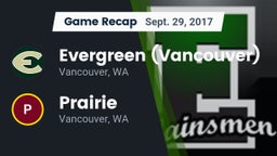 Recap: Evergreen  (Vancouver) vs. Prairie  2017