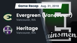 Recap: Evergreen  (Vancouver) vs. Heritage  2018