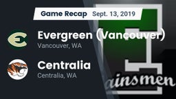 Recap: Evergreen  (Vancouver) vs. Centralia  2019