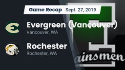 Recap: Evergreen  (Vancouver) vs. Rochester  2019