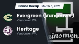 Recap: Evergreen  (Vancouver) vs. Heritage  2021