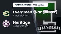 Recap: Evergreen  (Vancouver) vs. Heritage  2021