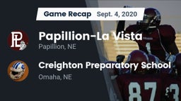 Recap: Papillion-La Vista  vs. Creighton Preparatory School 2020
