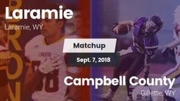 Matchup: Laramie  vs. Campbell County  2018