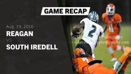 Recap: Reagan  vs. South Iredell  2016