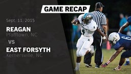 Recap: Reagan  vs. East Forsyth  2015