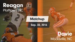 Matchup: Reagan  vs. Davie  2016