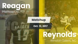 Matchup: Reagan  vs. Reynolds  2017
