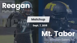 Matchup: Reagan  vs. Mt. Tabor  2018