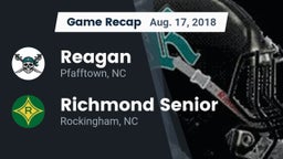 Recap: Reagan  vs. Richmond Senior  2018