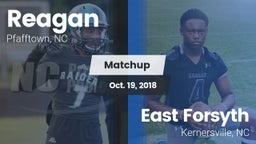 Matchup: Reagan  vs. East Forsyth  2018