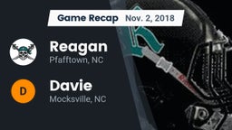 Recap: Reagan  vs. Davie  2018