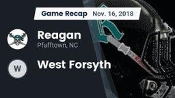 Recap: Reagan  vs. West Forsyth  2018