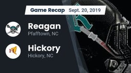 Recap: Reagan  vs. Hickory  2019