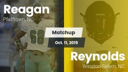 Matchup: Reagan  vs. Reynolds  2019