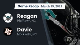 Recap: Reagan  vs. Davie  2021