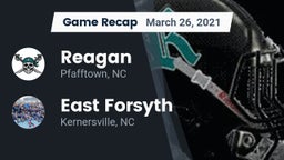 Recap: Reagan  vs. East Forsyth  2021