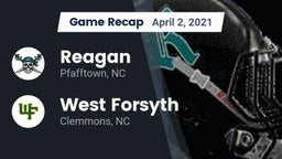 Recap: Reagan  vs. West Forsyth  2021
