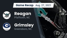 Recap: Reagan  vs. Grimsley  2021