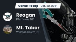 Recap: Reagan  vs. Mt. Tabor  2021