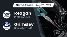 Recap: Reagan  vs. Grimsley  2022