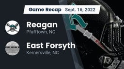 Recap: Reagan  vs. East Forsyth  2022