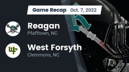 Recap: Reagan  vs. West Forsyth  2022