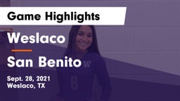 Weslaco  vs San Benito  Game Highlights - Sept. 28, 2021