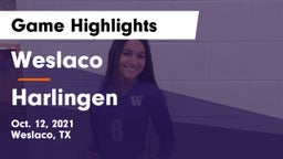 Weslaco  vs Harlingen  Game Highlights - Oct. 12, 2021