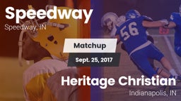 Matchup: Speedway  vs. Heritage Christian  2017