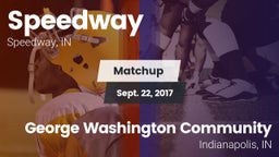 Matchup: Speedway  vs. George Washington Community  2017