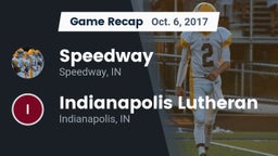 Recap: Speedway  vs. Indianapolis Lutheran  2017