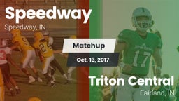 Matchup: Speedway  vs. Triton Central  2017