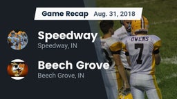 Recap: Speedway  vs. Beech Grove  2018