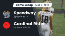 Recap: Speedway  vs. Cardinal Ritter  2018