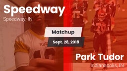 Matchup: Speedway  vs. Park Tudor  2018