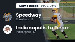 Recap: Speedway  vs. Indianapolis Lutheran  2018