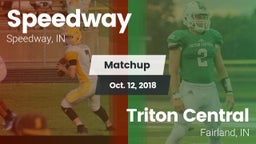 Matchup: Speedway  vs. Triton Central  2018