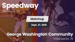 Matchup: Speedway  vs. George Washington Community  2019