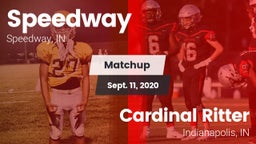 Matchup: Speedway  vs. Cardinal Ritter  2020