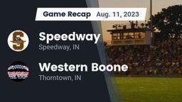 Recap: Speedway  vs. Western Boone  2023