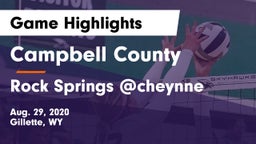 Campbell County  vs Rock Springs @cheynne  Game Highlights - Aug. 29, 2020