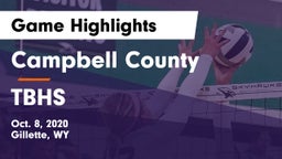 Campbell County  vs TBHS Game Highlights - Oct. 8, 2020