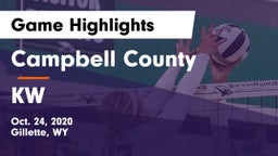 Campbell County  vs KW Game Highlights - Oct. 24, 2020