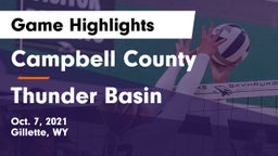 Campbell County  vs Thunder Basin  Game Highlights - Oct. 7, 2021