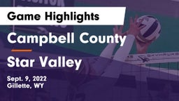 Campbell County  vs Star Valley  Game Highlights - Sept. 9, 2022