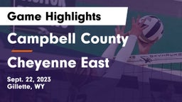 Campbell County  vs Cheyenne East  Game Highlights - Sept. 22, 2023